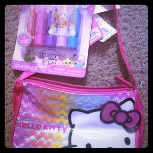 Girls purse and balm set